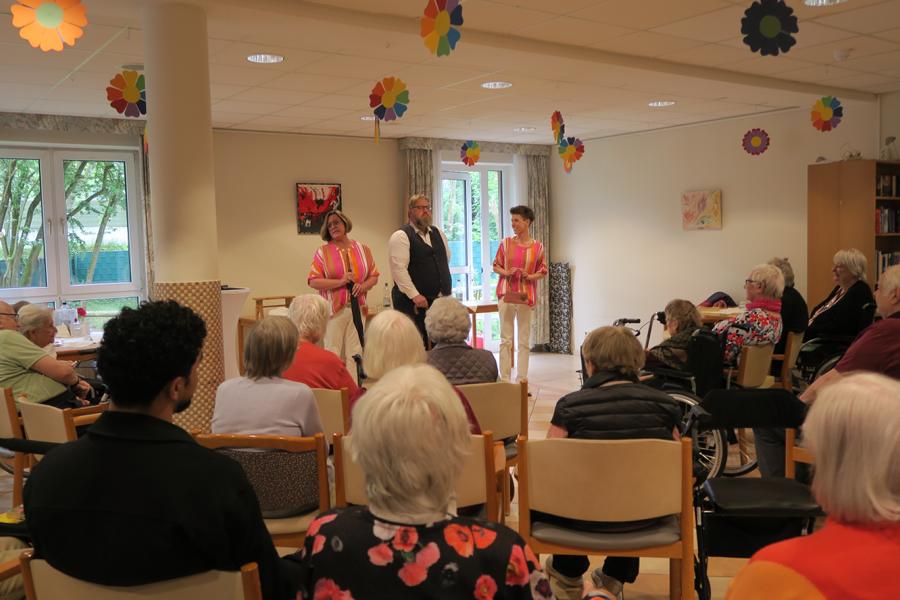 Die Seniorinnen und Senioren sind ebenso begeistert …