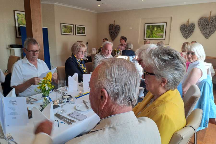 Ein köstliches Menü erwartet den Club im Restaurant Müller