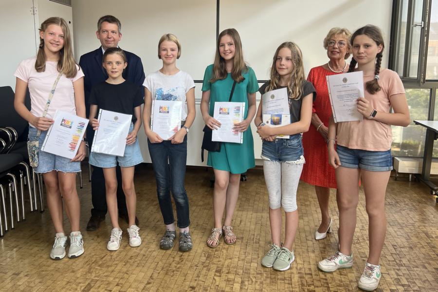 Gruppenbild der Teilnehmerinnen; es fehlt Leonard Holst