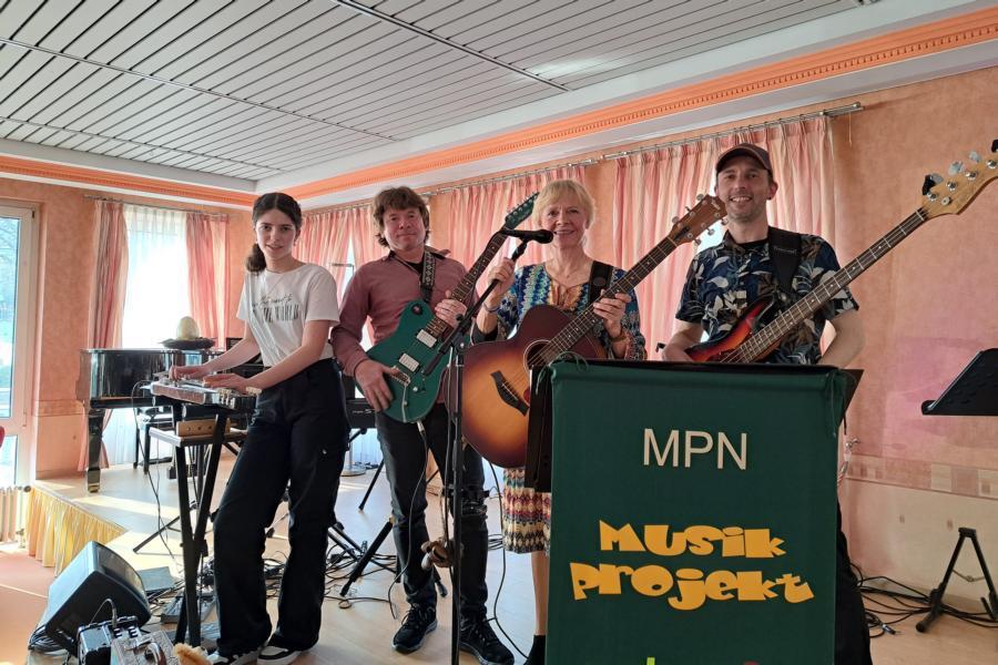 Die Gruppe „Musikprojekt nebenan“