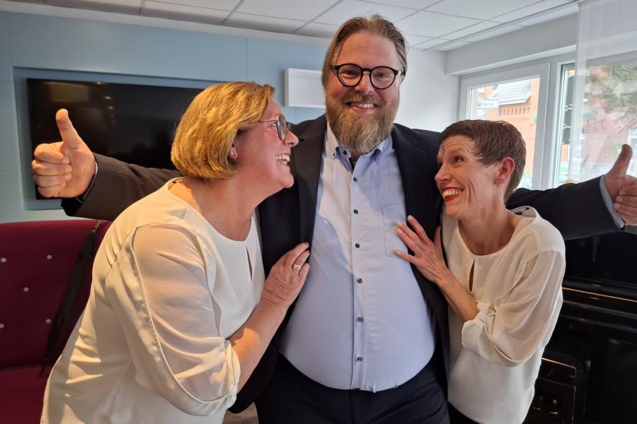 Die Schallbonbons: Anette Honebein (v. l.), Kai Braunschweig, Katrin Holthusen