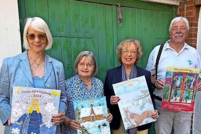 Setzen sich für wohltätige Zwecke ein: Lions-Club-Präsidentin Heike Zieseniss (von links) und die Clubmitglieder Karola Bernhards, Brigitte Gellert und Ulrich WIttwer